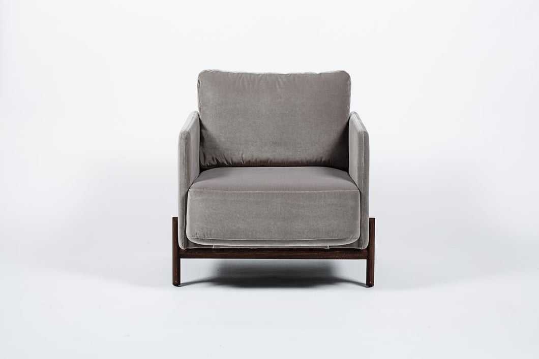 LACUS WOOD fauteuil stone seatle